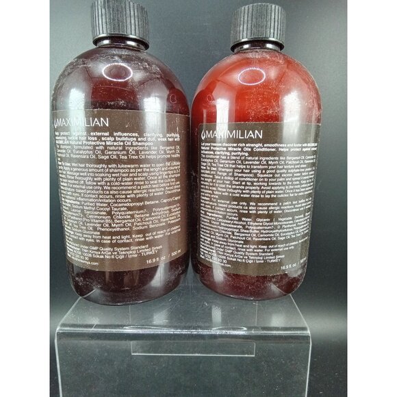 Maximilian Natural Protective Miracle Oils Shampoo & Conditioner Set 500ml Each - Picture 3 of 5